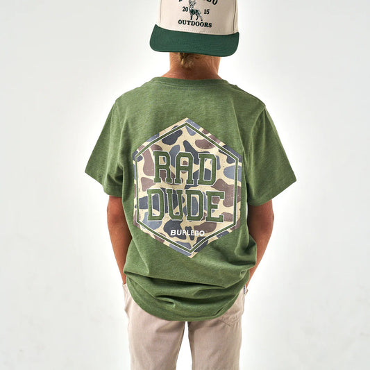 Youth Tee | Rad Dude | Olive