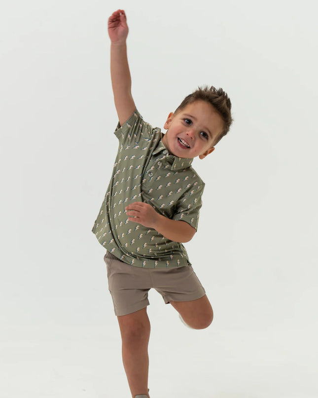 Toddler Polo | Sage Lightning