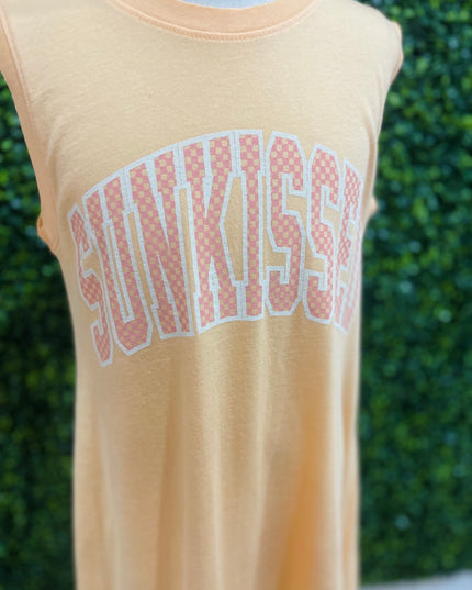 Sunkissed Muscle Tank Dress | Sunshine Tie Dye
