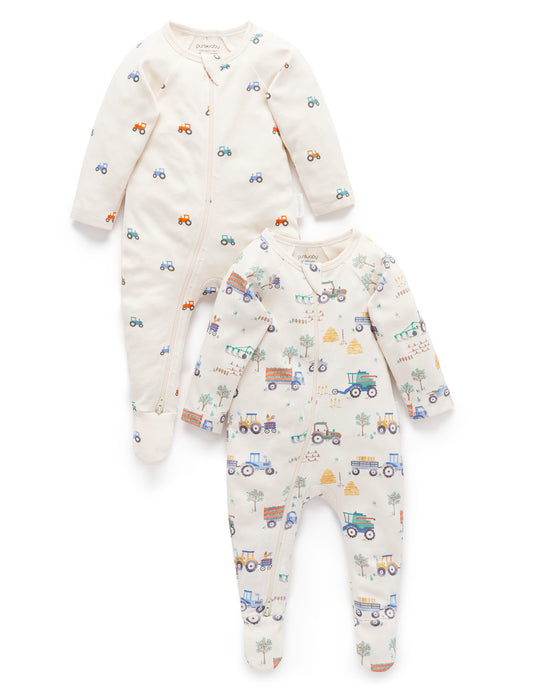 Farm Vehicles 2 Pack Growsuit