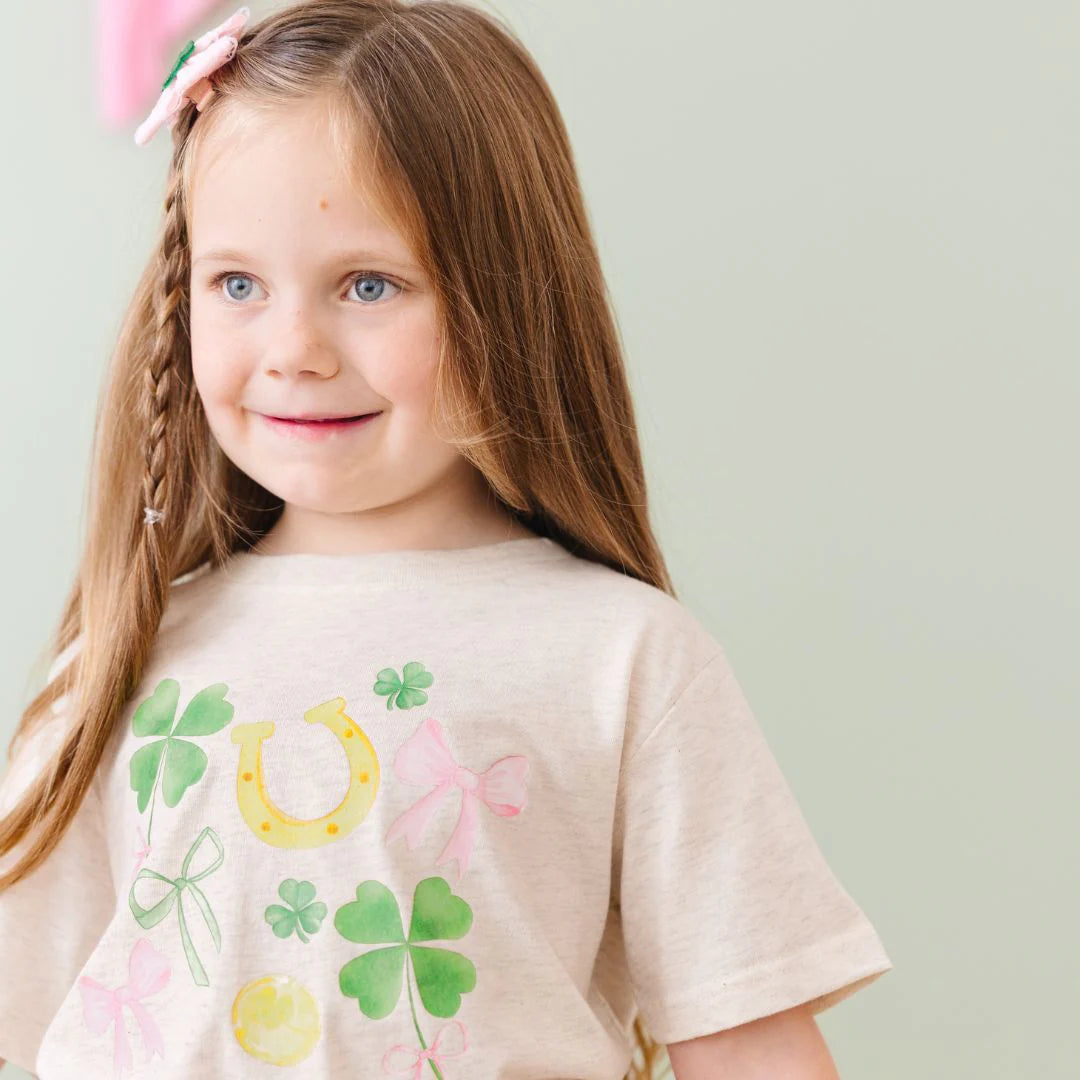 Sweet Shamrock St. Patrick’s Day Short Sleeve Tee | Natural Heather