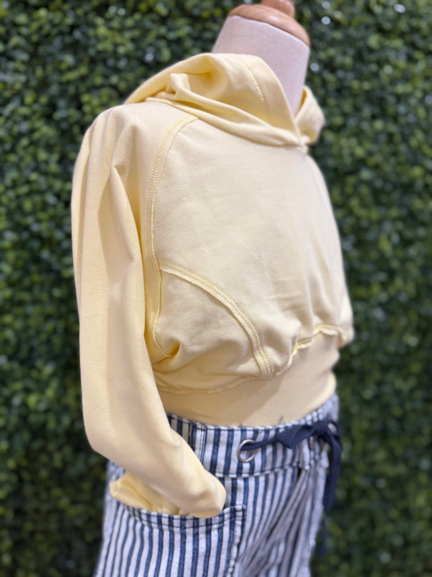 French Terry Lightweight Hoodie | Yellow