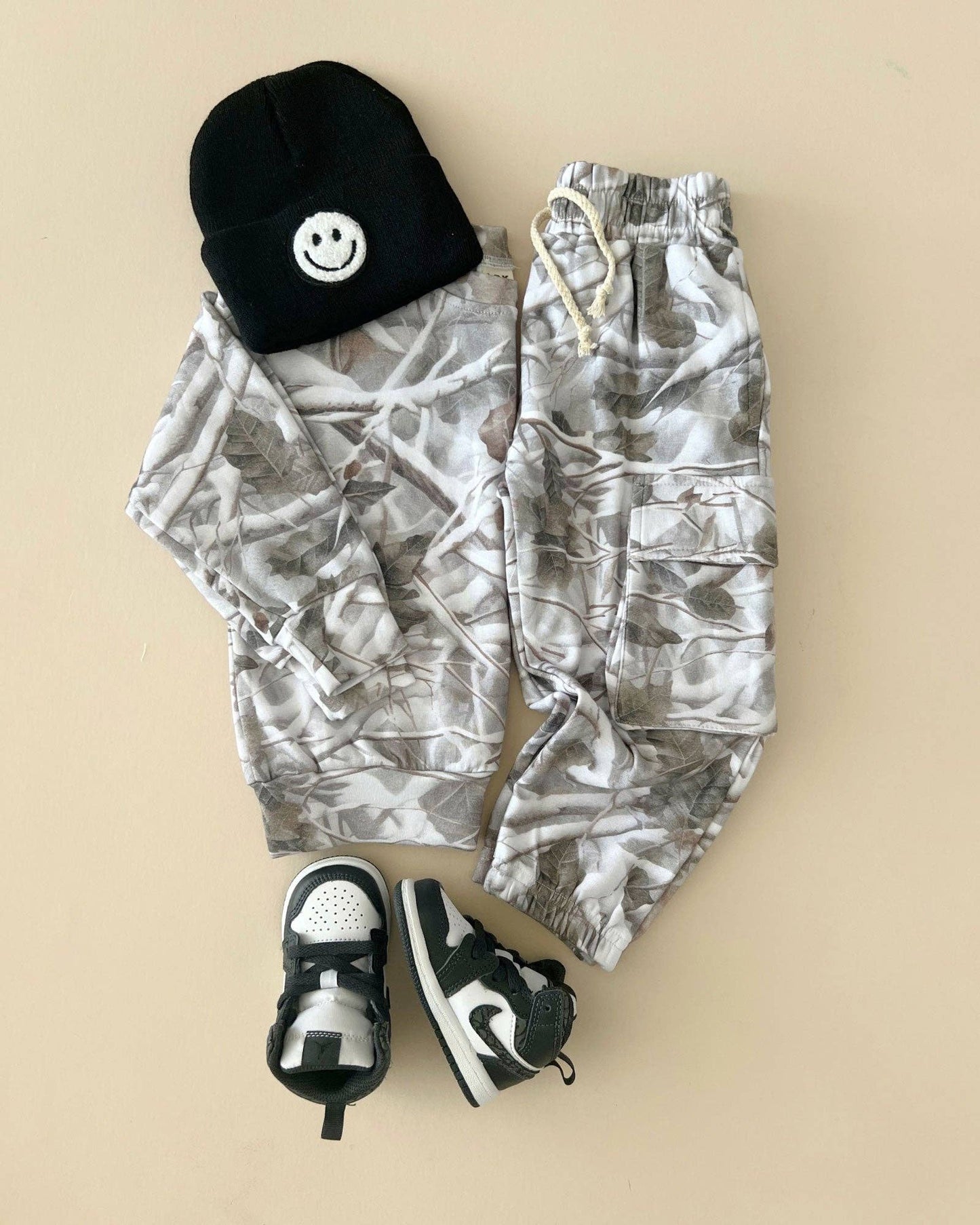 Camo Cargo Jogger Set