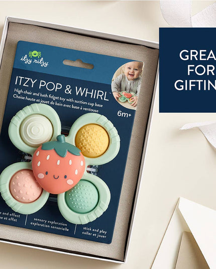 Itzy Pop & Whirl™ - Bath + Travel Toy: Smile