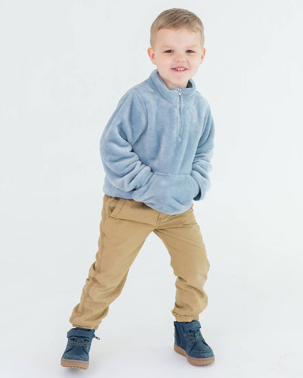 Boys Dark Khaki Jogger Pants