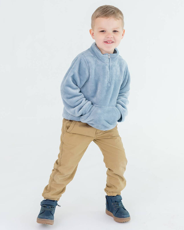 Boys Dark Khaki Jogger Pants