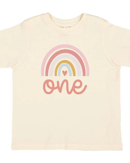 One Boho Rainbow Short Sleeve T-Shirt