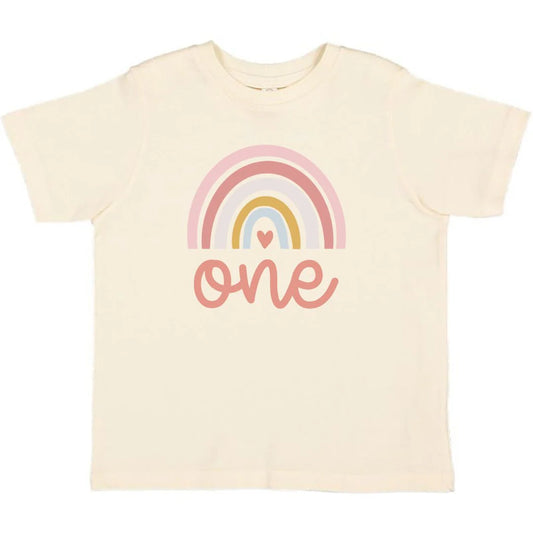 One Boho Rainbow Short Sleeve T-Shirt