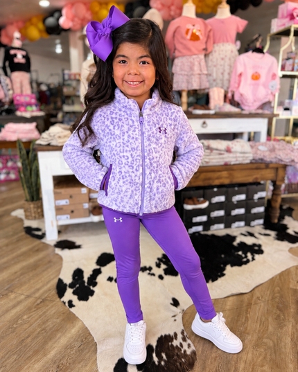 UA Sherpa Full Zip Set | Transparent Purple