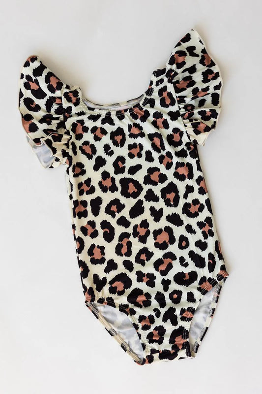 Wild One Flutter Sleeve Leotard