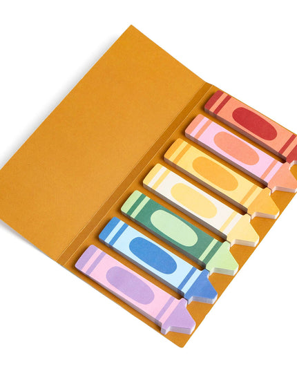 Crayon Sticky Note Tabs Set