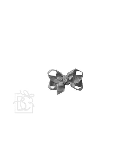 SIGNATURE GROSGRAIN BOW ON CLIP: 6.5" Jumbo - 2.25" Ribbon on Lg. Alligator Clip / CREAMSICLE