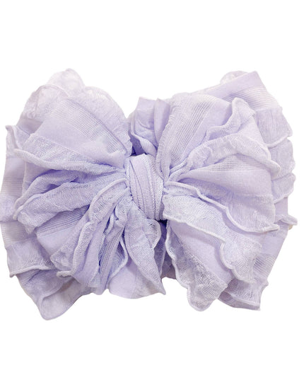 Lavender Ruffled Headband