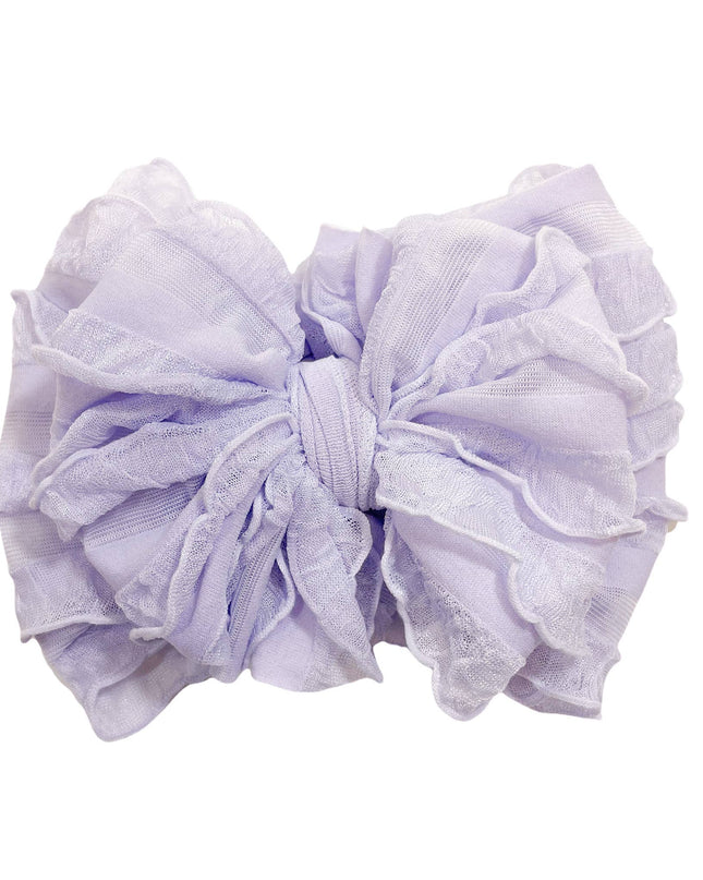 Lavender Ruffled Headband