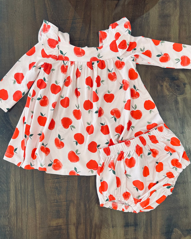 Snow White Ruffle Dress With Bloomer