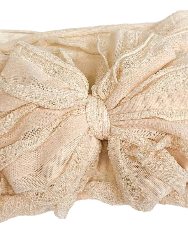 Sugar Cookie Ruffled Headband