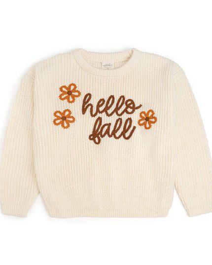 Hello Fall Knit Sweater