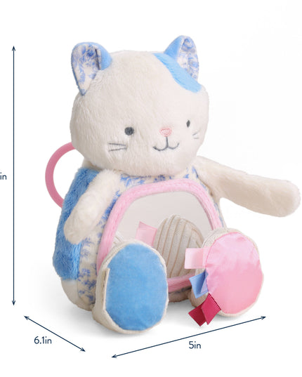Itzy Bitzy Mirror™ Sensory Tummy Time Mirror - Kitty
