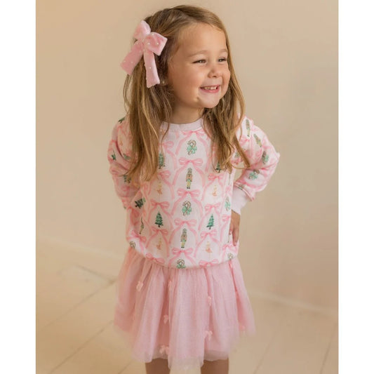 Nutcracker Trellis Christmas Sweatshirt