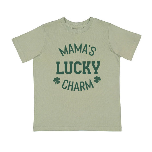 Mama’s Lucky Charm St. Patrick’s Day Short Sleeve | Sage