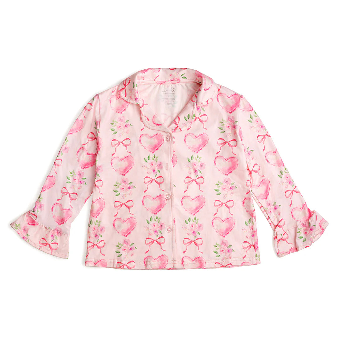 Heart Floral Trellis Valentine’s Day Lounge Set