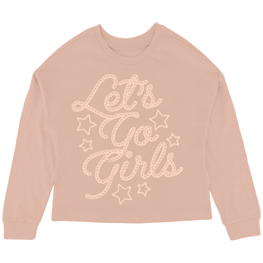 Let’s Go Girl Oversized Long Sleeve Tee
