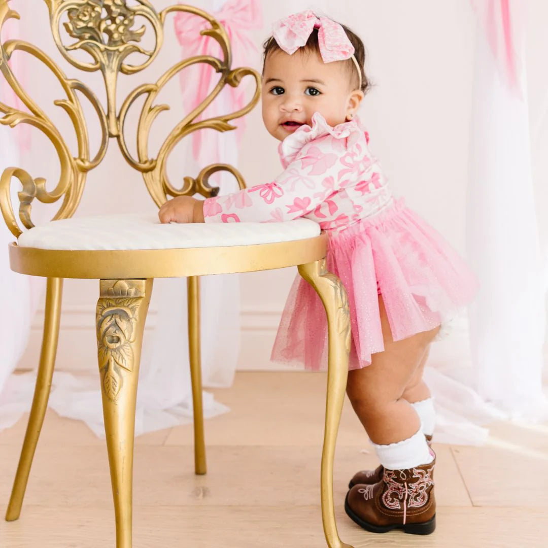 Coquette Bow Tutu Bodysuit