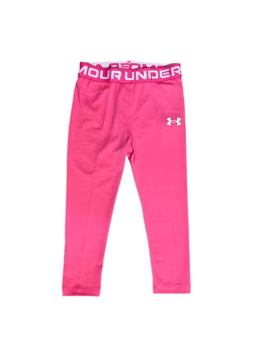 UA Heat Gear Leggings | Super Pink | 2T - 4T