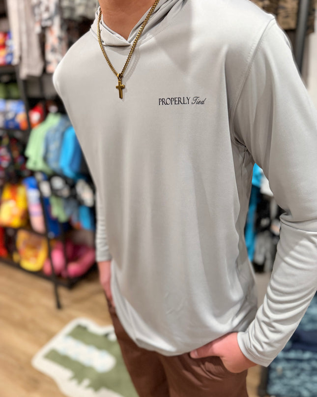 Shade Performance Hoodie Vintage Antler | Ice Grey