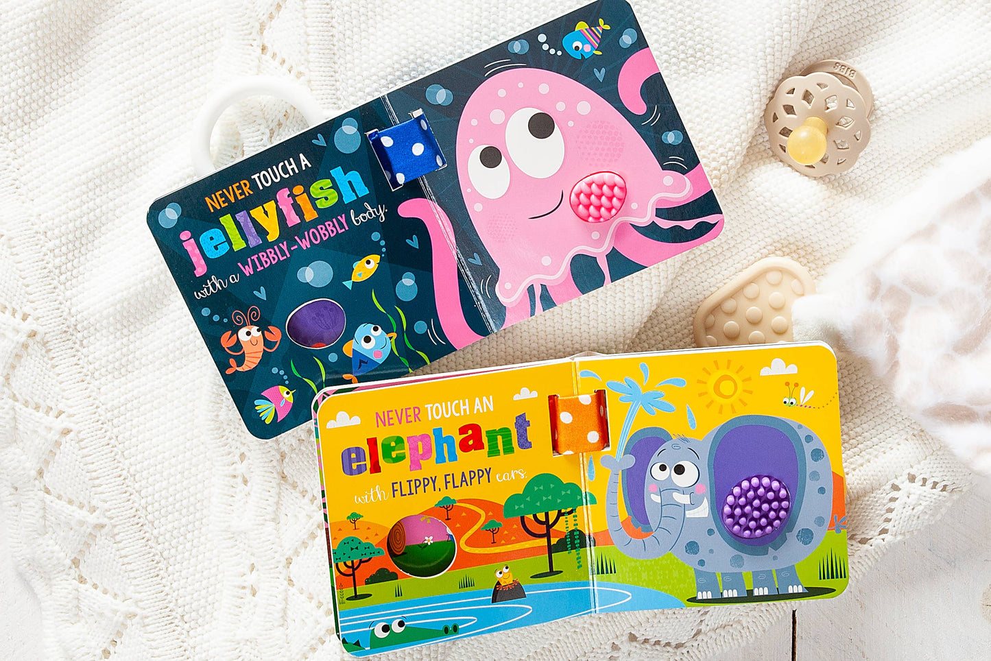 Never Touch Book Series | Stroller Clip-On Books
