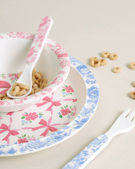 Itzy Bistro™ - 4 piece dining set: Ribbons & Roses