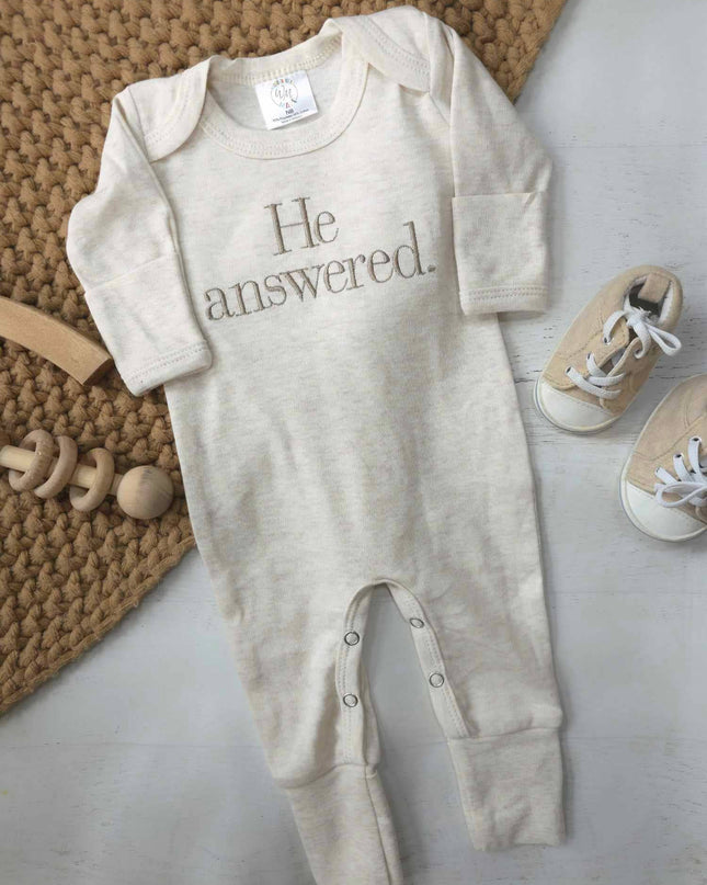 Baby Romper | He Answered