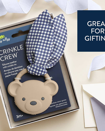Crinkle Crew™ : Taupe Bear