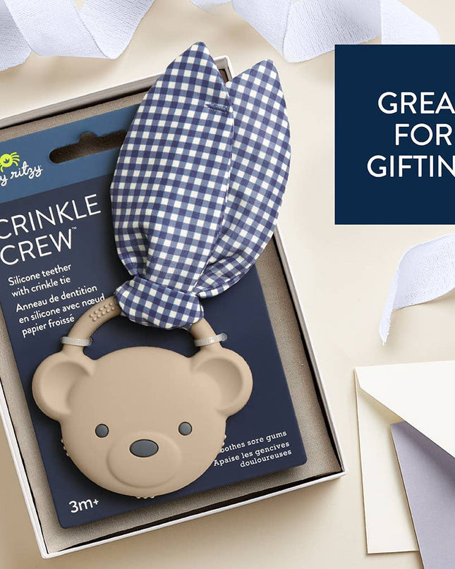 Crinkle Crew™ : Taupe Bear
