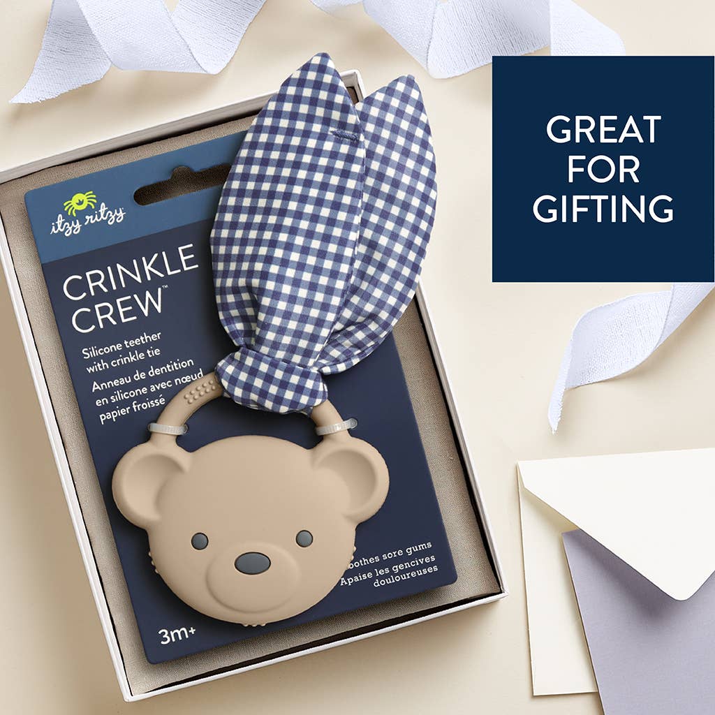 Crinkle Crew™ : Taupe Bear