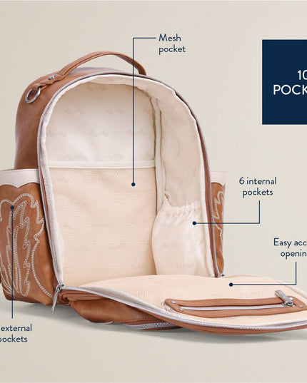 Nash Saddle Mini Plus™ Western Backpack Diaper Bag