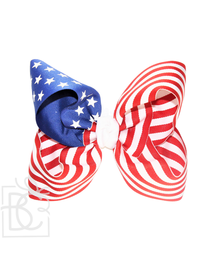 5.5" Specialty Bow | Stars and Stripes