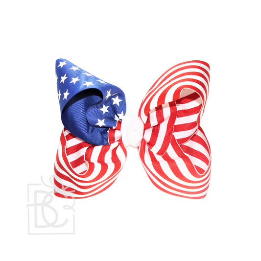 5.5" Specialty Bow | Stars and Stripes