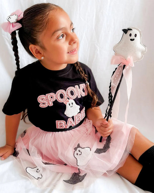Spooky Babe Patch Halloween Sweatshirt