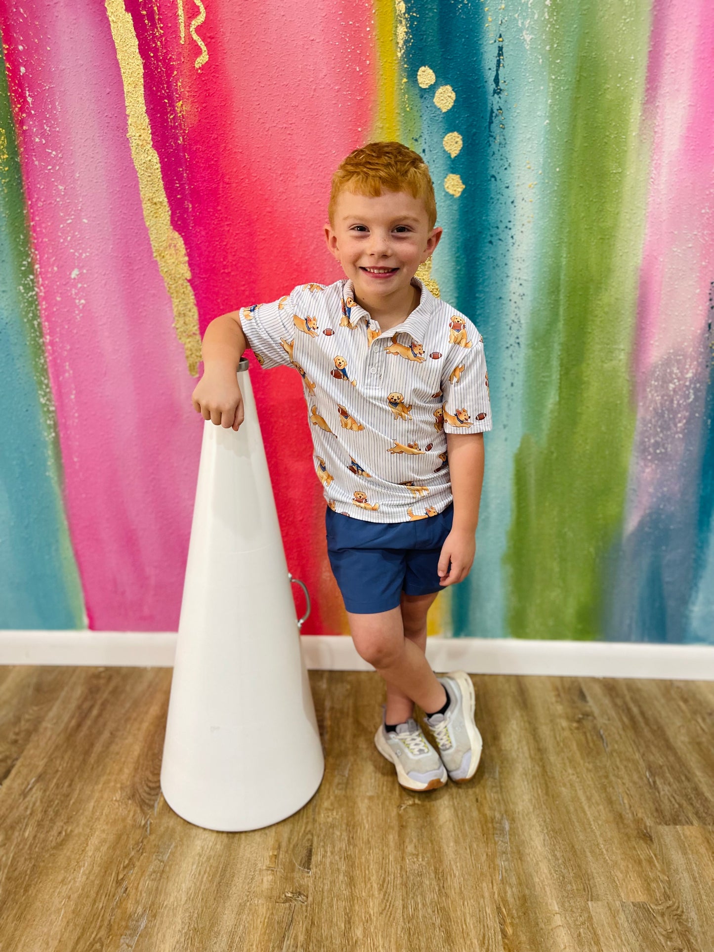 Boys Quarter-Bark Polo