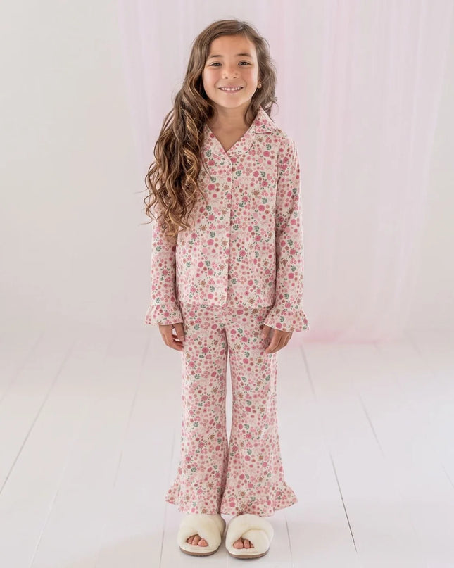 Berry Floral Lounge Set