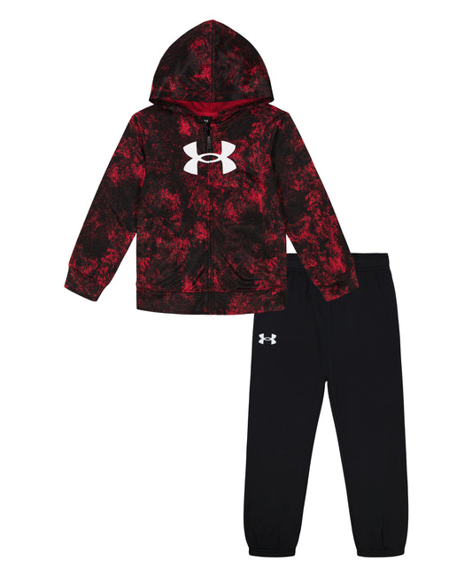 Big Logo Fleece Zip Up Hoodie | Joggers Set