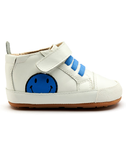 Old Soles Spring Smiley | Neon Blue