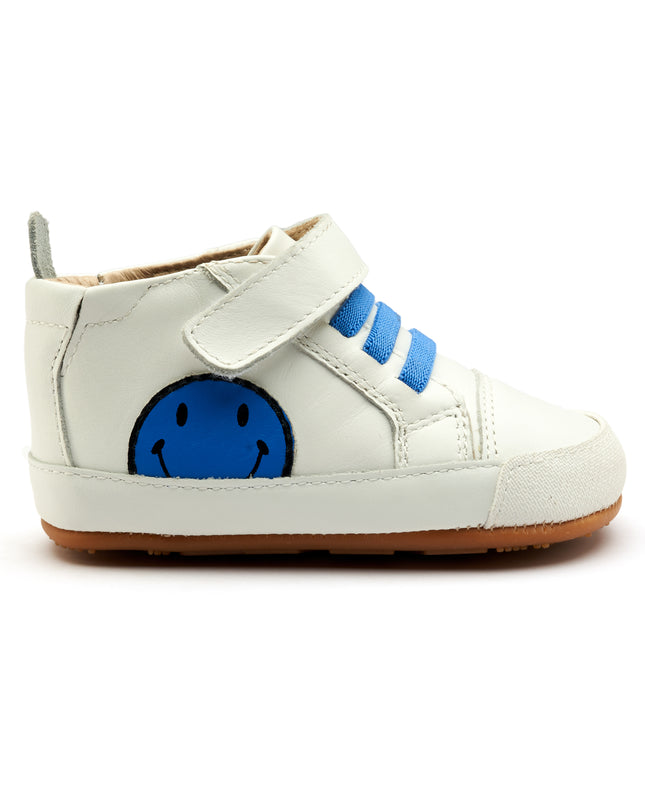 Old Soles Spring Smiley | Neon Blue