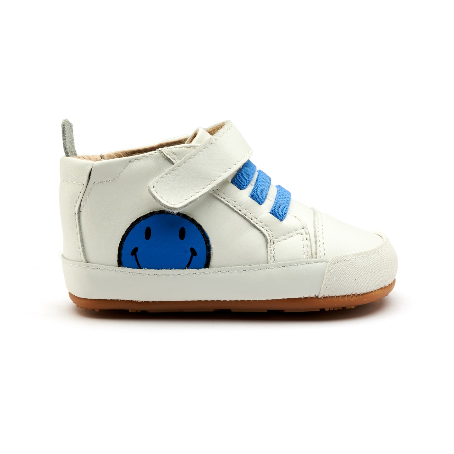 Old Soles Spring Smiley | Neon Blue