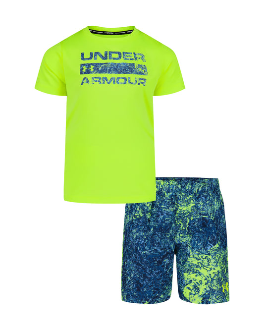 UA Neon Marbled Set | Neon Yellow