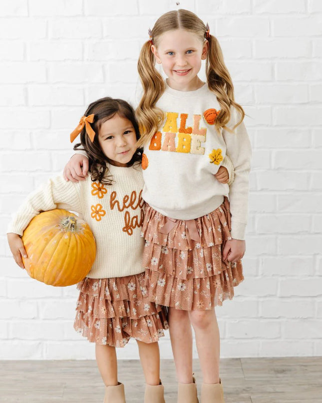 Hello Fall Knit Sweater