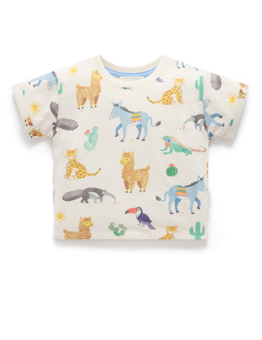 Animal Fiesta Relaxed Tee