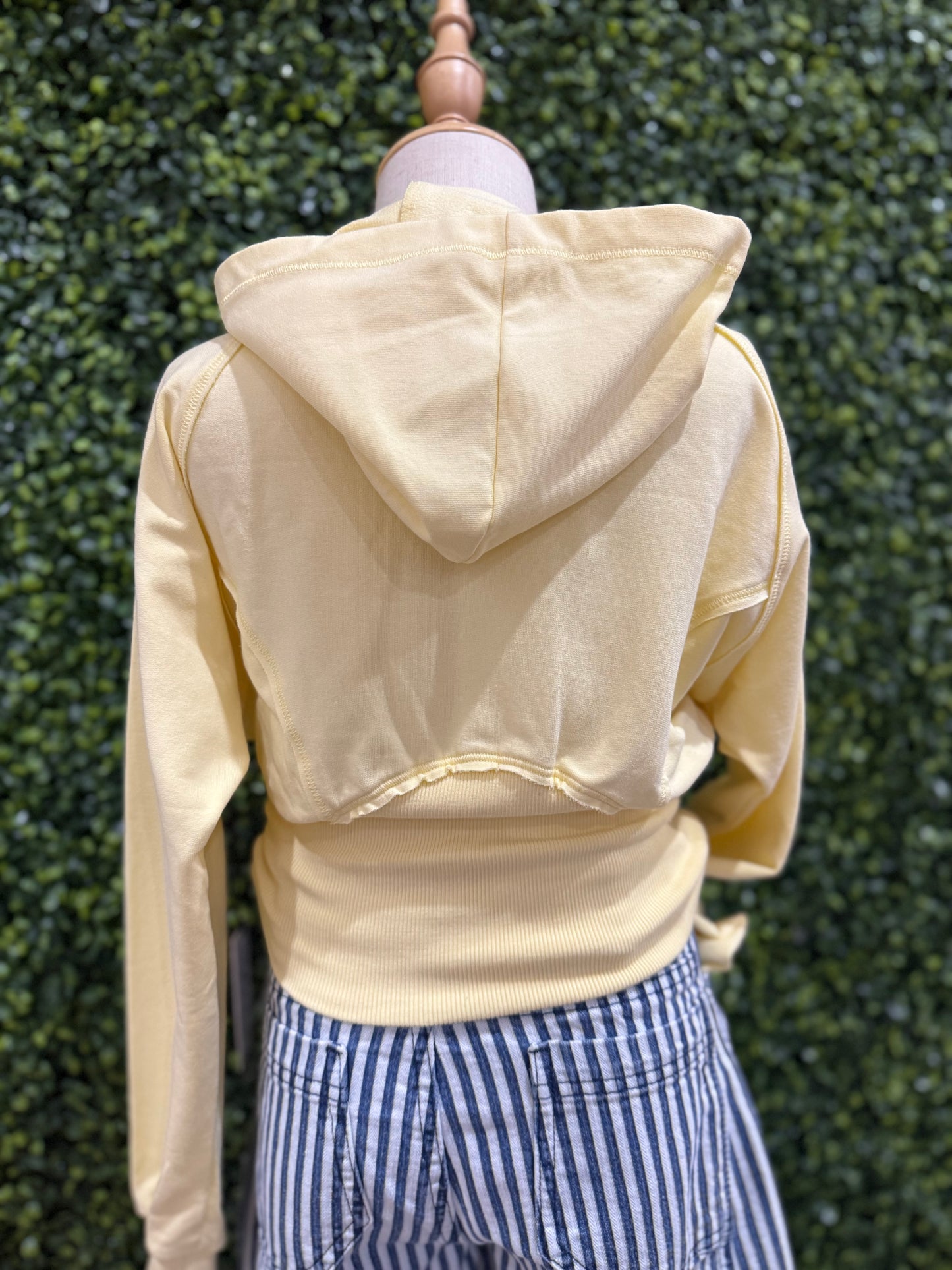 French Terry Lightweight Hoodie | Yellow