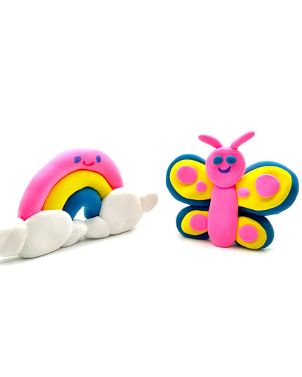 Creatibles D.I.Y. Air-Dry Clay Kit: Rainbow BFFs